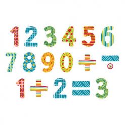 Liczby - Drewniane magnesy