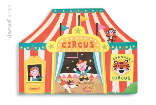 Cyrk kolejka drewniana Cyrk kolejka drewniana