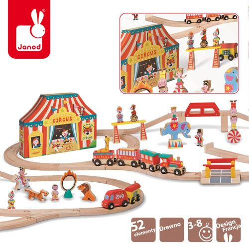 Cyrk kolejka drewniana Cyrk kolejka drewniana