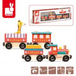 Pociąg drewniany Cyrk