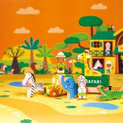 Zestaw drewnianych zabawek dla dzieci - Dzikie zwierzęta | ZabawkiRozwojowe.pl