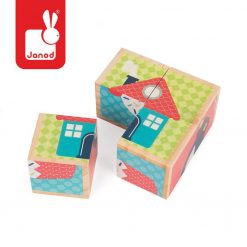 Klocki drewniane Puzzle