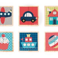 Klocki drewniane Puzzle