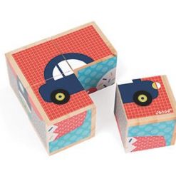 Klocki drewniane Puzzle