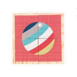 Klocki drewniane Puzzle