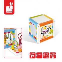 Kostka edukacyjna drewniana