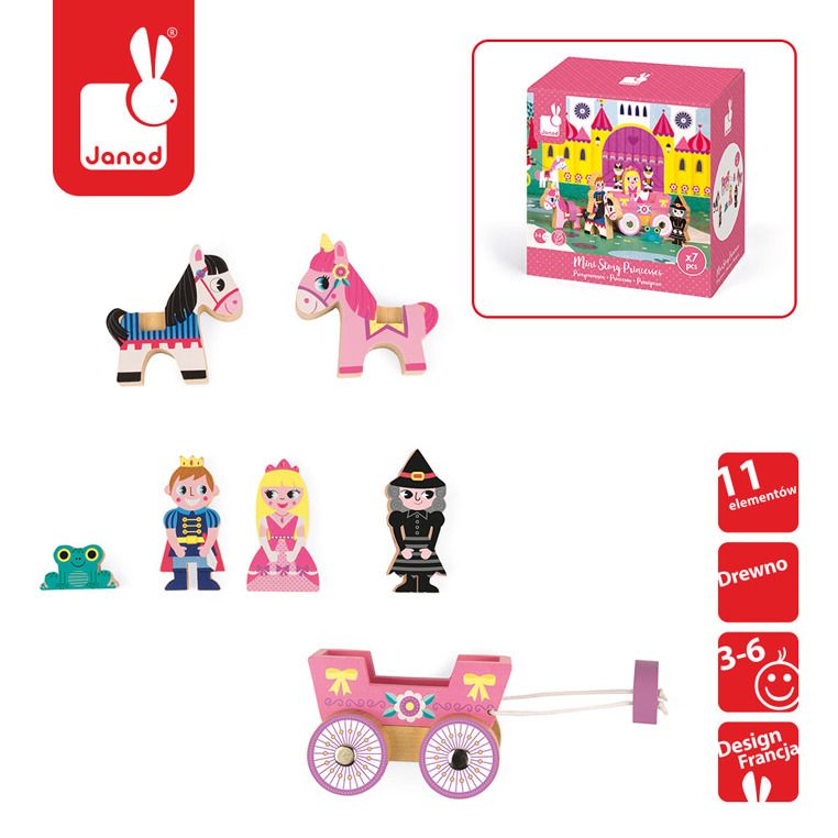 Drewniany zestaw Księżniczka Drewniany zestaw Księżniczka