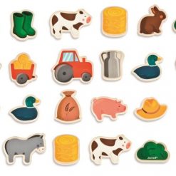 Magnesy drewniane Farma