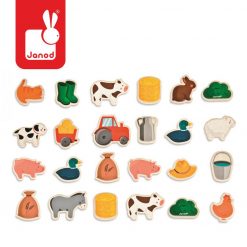 Magnesy drewniane Farma