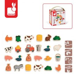 Magnesy drewniane Farma