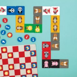 Gra domino Geometryczne zwierzęta