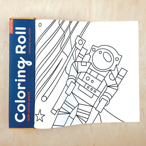 Kolorowanka w rolce z kredkami Kosmos Kolorowanka w rolce z kredkami Kosmos