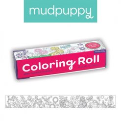 Kolorowanka w rolce z kredkami Ogród