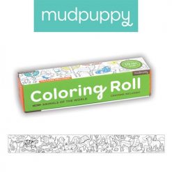 Kolorowanka w rolce z kredkami Zwierzęta Świata