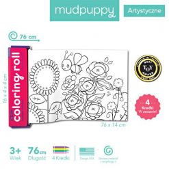 Kolorowanka w rolce Ogród