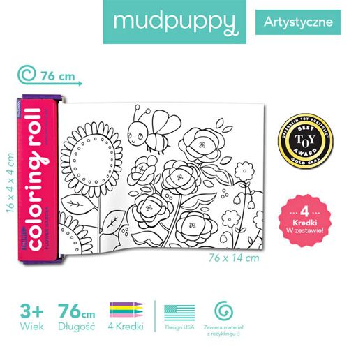 Kolorowanka w rolce Ogród Kolorowanka w rolce Ogród