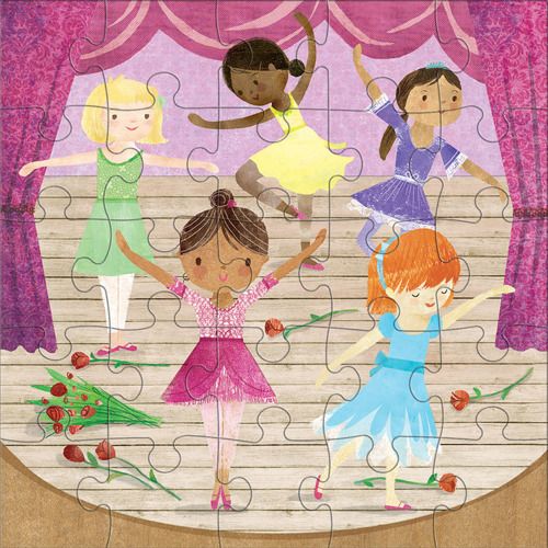 Puzzle podłogowe Jumbo Baletnice Puzzle podłogowe Jumbo Baletnice