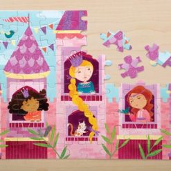 Puzzle z brokatem Księżniczka