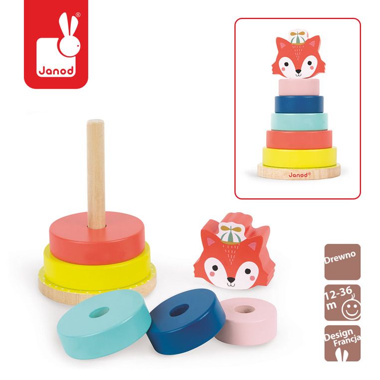 Piramida drewniana Lisek Piramida drewniana Lisek