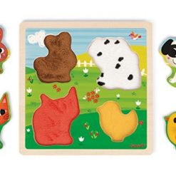 Moje pierwsze zwierzątka - puzzle sensoryczne | ZabawkiRozwojowe.pl