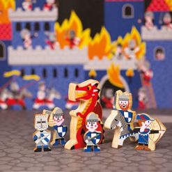 Zestaw drewniany dla dzieci - Rycerze | ZabawkiRozwojowe.pl