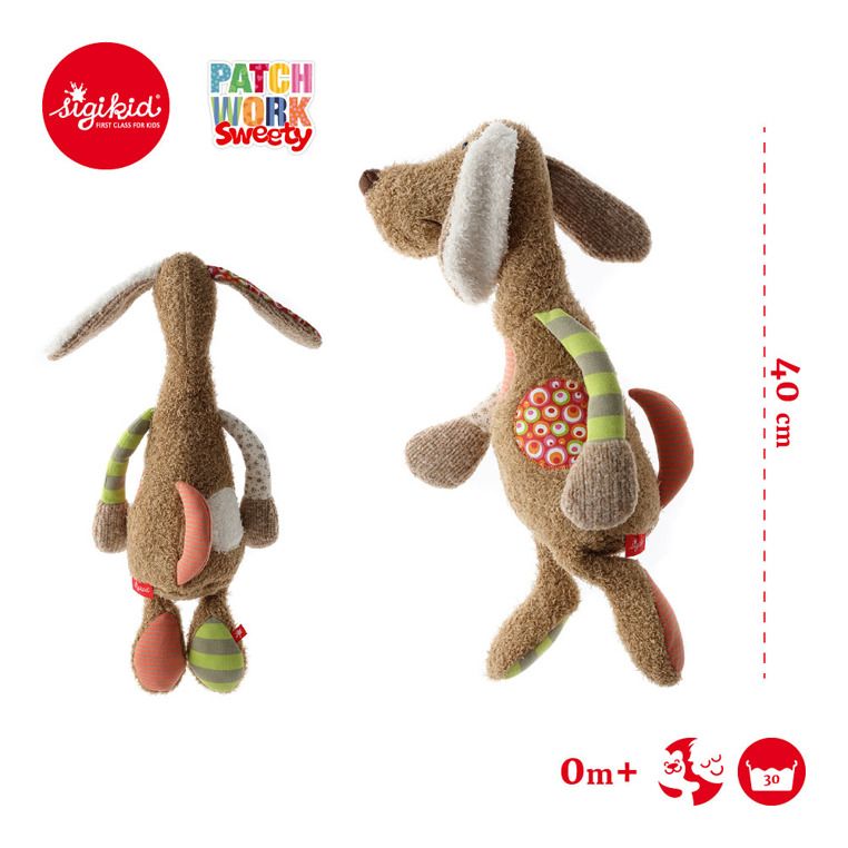 Brązowy pies Patchwork Sweety Brązowy pies Patchwork Sweety