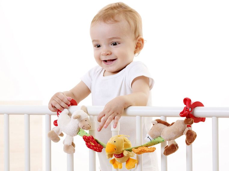 Miękki łańcuch do wózka Zwierzęta na farmie Miękki łańcuch do wózka Zwierzęta na farmie