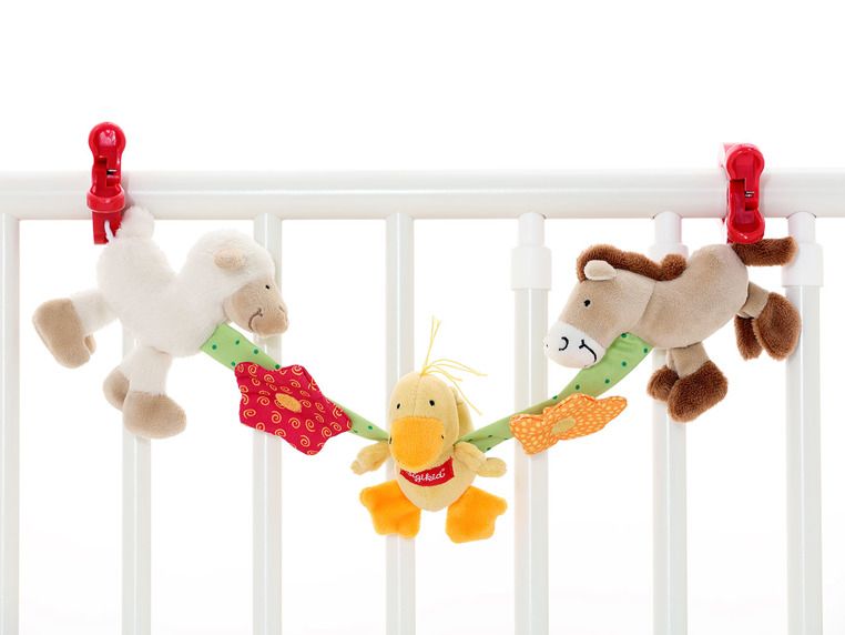 Miękki łańcuch do wózka Zwierzęta na farmie Miękki łańcuch do wózka Zwierzęta na farmie