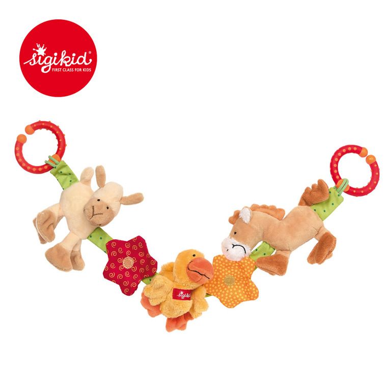 Miękki łańcuch do wózka Zwierzęta na farmie Miękki łańcuch do wózka Zwierzęta na farmie