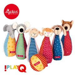 Miękkie kręgle z grzechotką