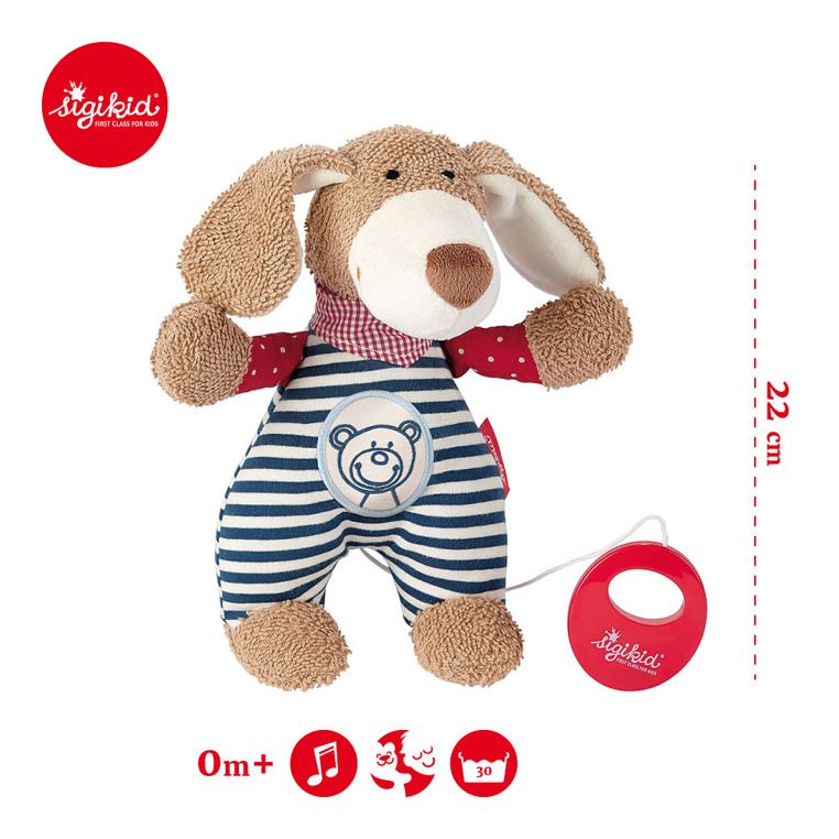 Przytulanka z pozytywką Pies Sepp Sapalato Przytulanka z pozytywką Pies Sepp Sapalato