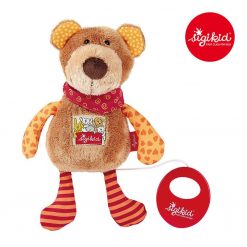 Przytulanka z pozytywką Pomarańczowy miś