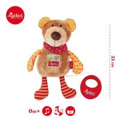 Przytulanka z pozytywką Pomarańczowy miś