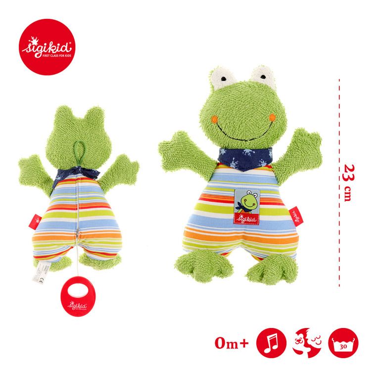 Przytulanka z pozytywką Żaba Fortis Przytulanka z pozytywką Żaba Fortis