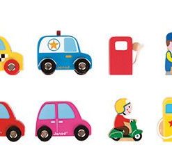 Drewniana stacja benzynowa z garażem