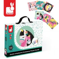 Zestaw artystyczny Kreatywny Piasek Koniki