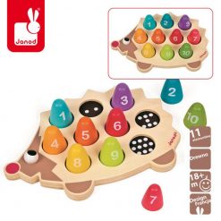 Drewniana układanka Jeż