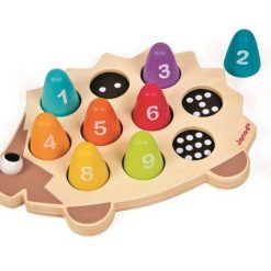 Drewniana układanka Jeż