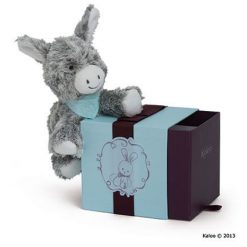 Popielaty Osiołek w pudełku