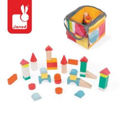 Klocki drewniane z matą