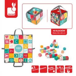 Klocki Drewniane Z Matą