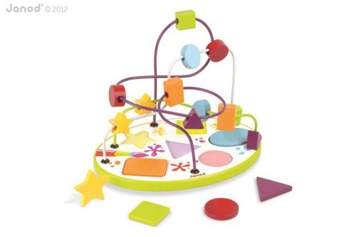 Pętla edukacyjna i puzzle Pętla edukacyjna i puzzle - zabawka sensoryczna | ZabawkiRozwojowe.pl