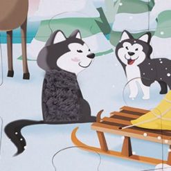 Puzzle sensoryczne Lodowa kraina