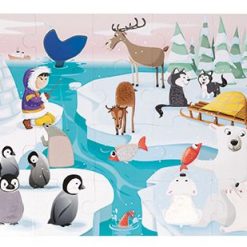 Puzzle sensoryczne Lodowa kraina