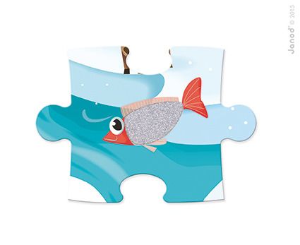 Puzzle sensoryczne Lodowa kraina Puzzle sensoryczne Lodowa kraina