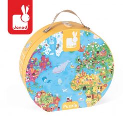 Puzzle w walizce Mapa Świata