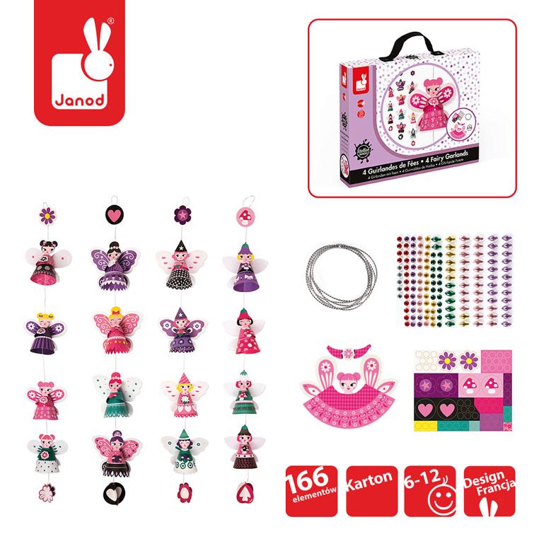 Zestaw artystyczny Girlandy z Wróżkami Zestaw artystyczny Girlandy z Wróżkami