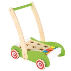 Drewniany wózek geometryczny i sorter