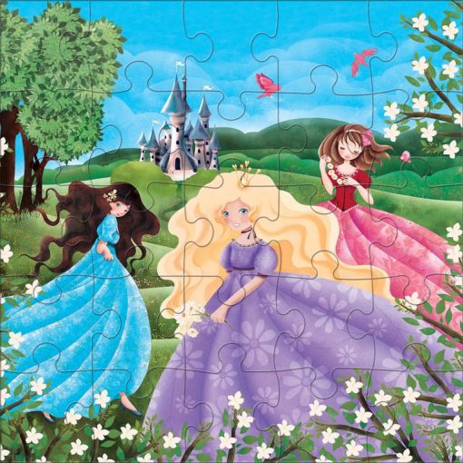 Puzzle podłogowe Zamek księżniczki