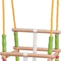 Drewniana zamykana huśtawka